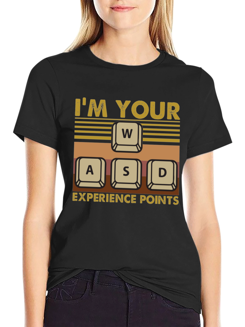 Im Your WASD Experience Points Gaming T-Shirt