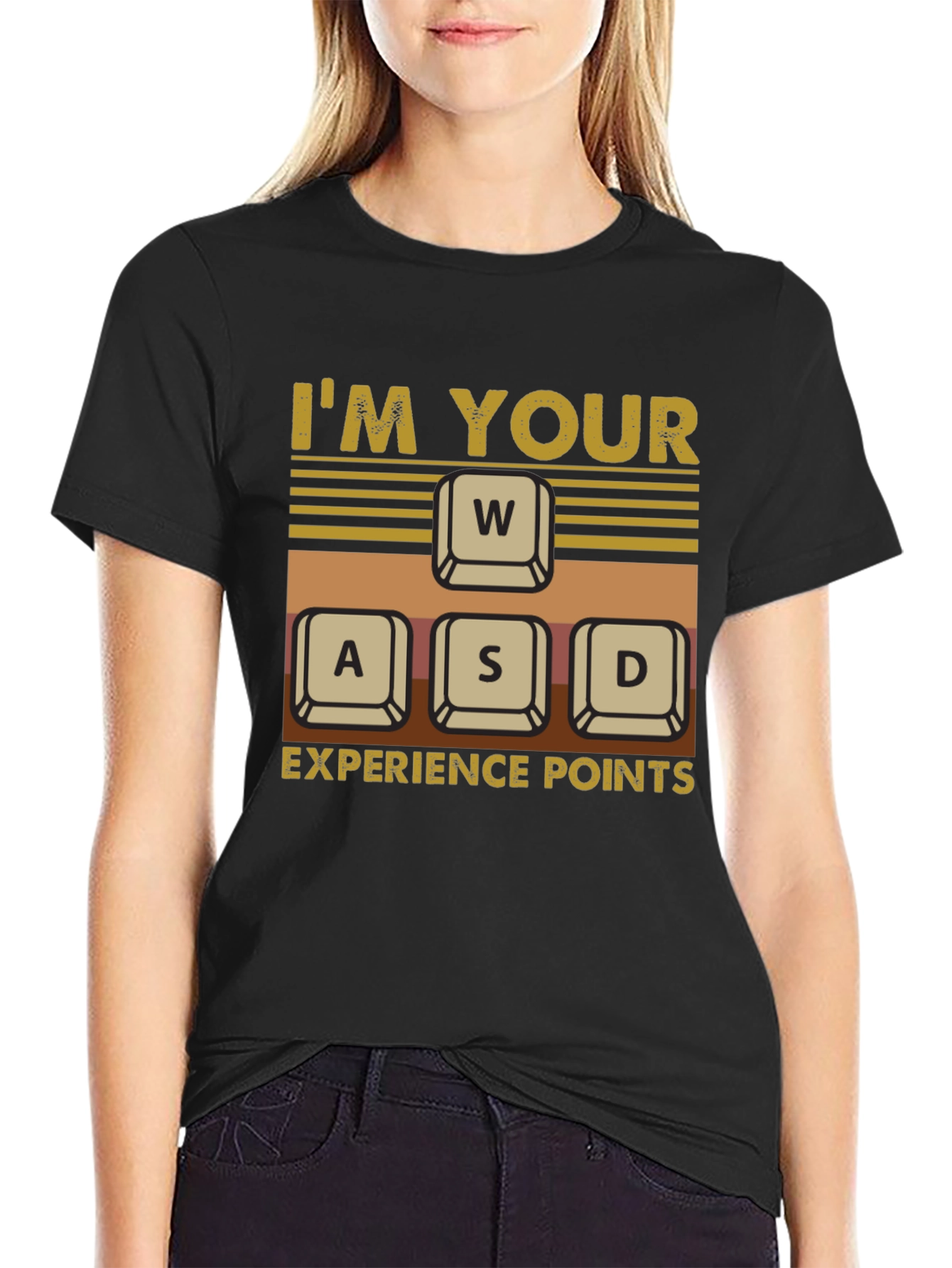 Im Your WASD Experience Points Gaming T-Shirt