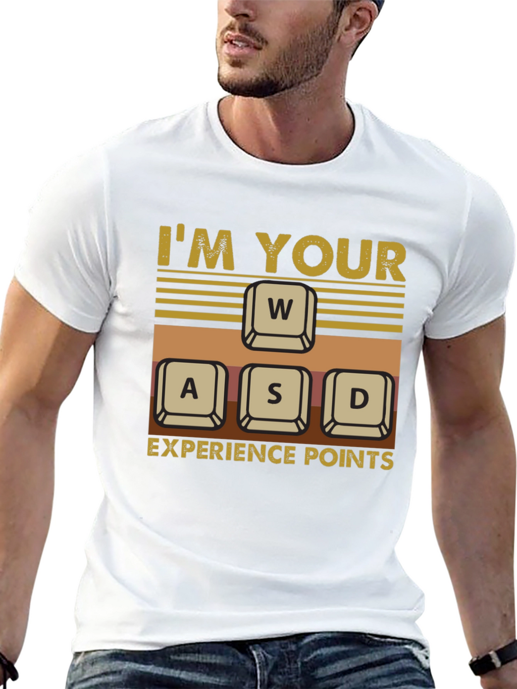Im Your WASD Experience Points Gaming T-Shirt