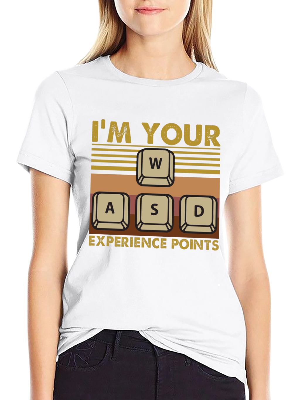 Im Your WASD Experience Points Gaming T-Shirt