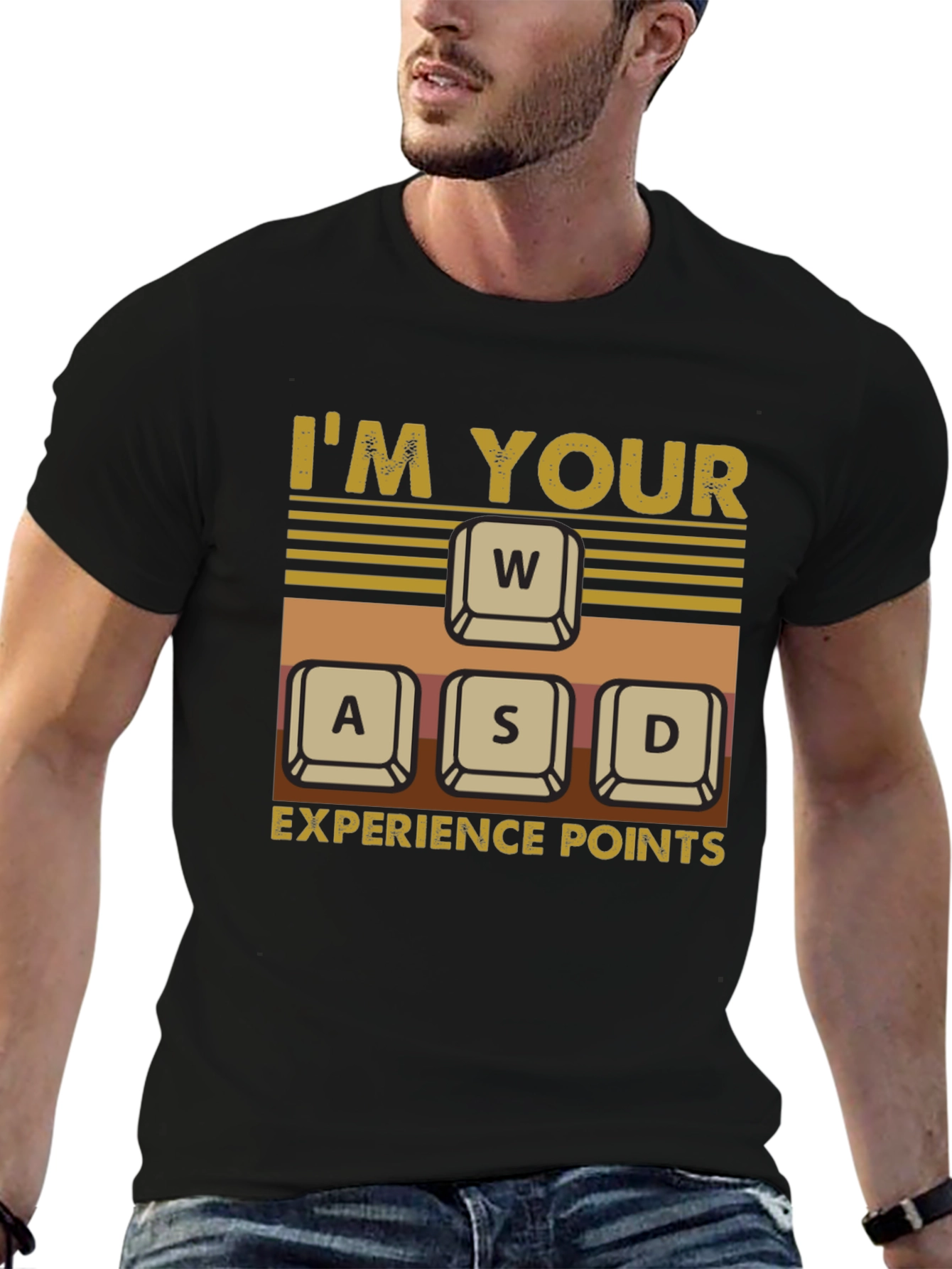 Im Your WASD Experience Points Gaming T-Shirt