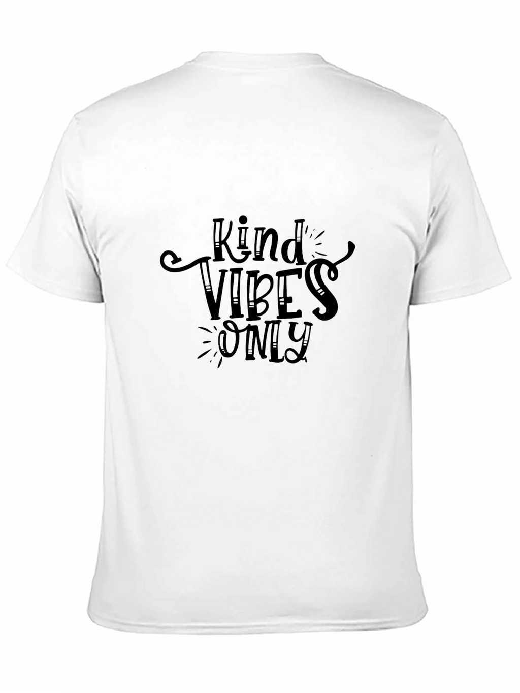 Kind Vibes Only Black Graphic Tee