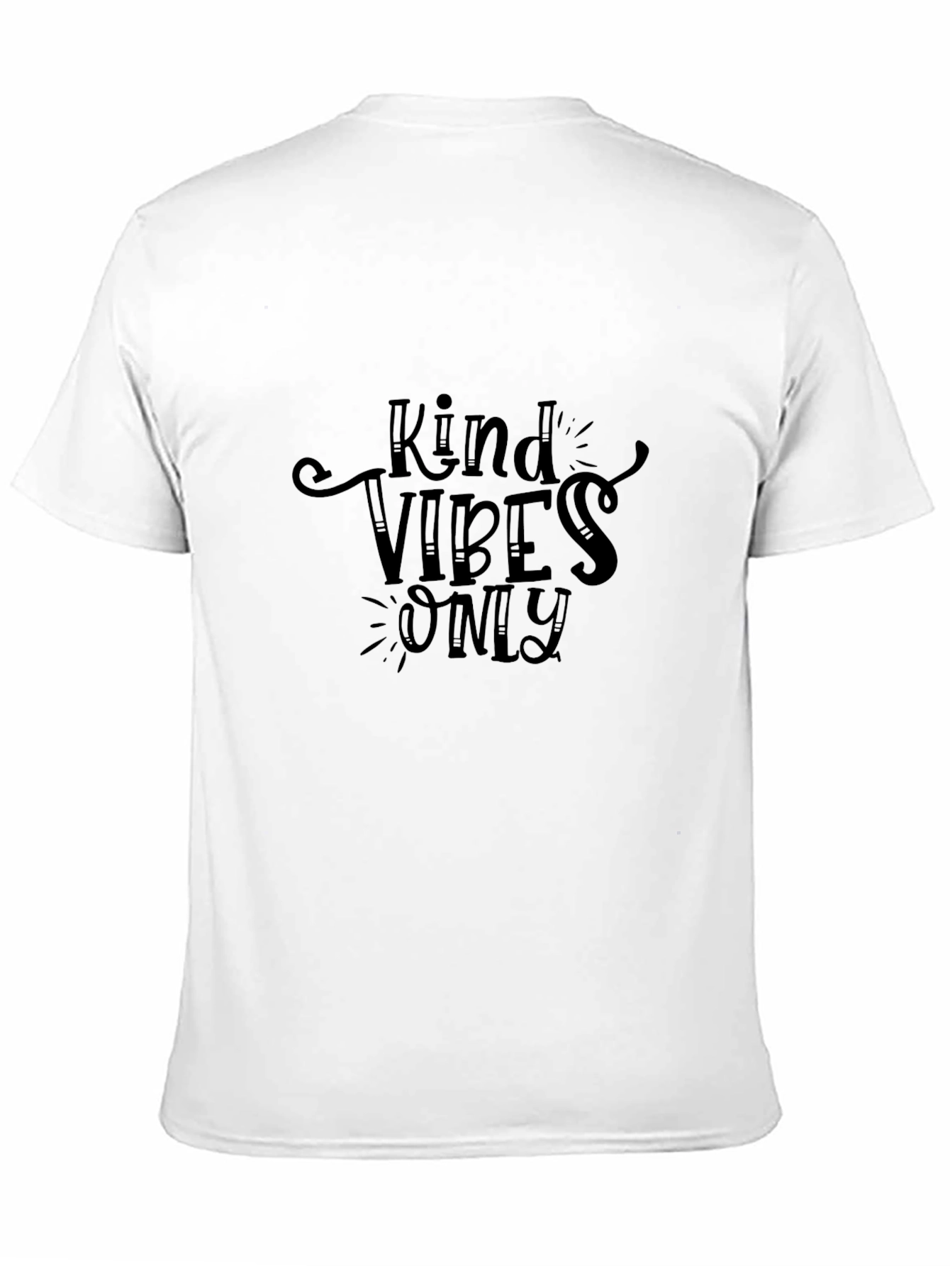 Kind Vibes Only Black Graphic Tee