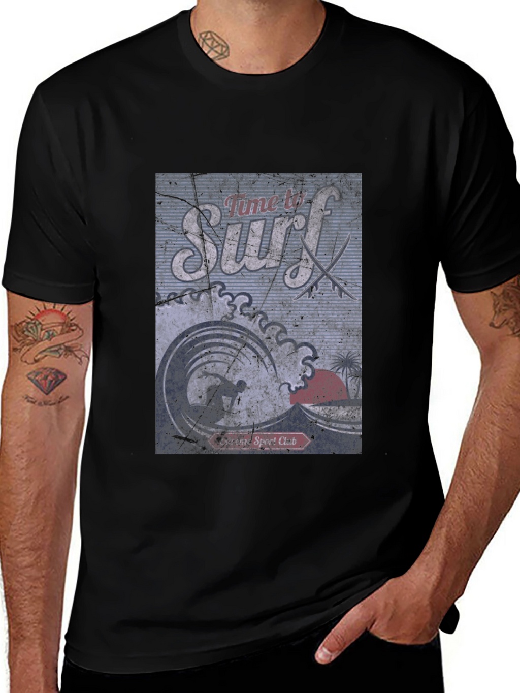 Time to Surf Graphic T-Shirt