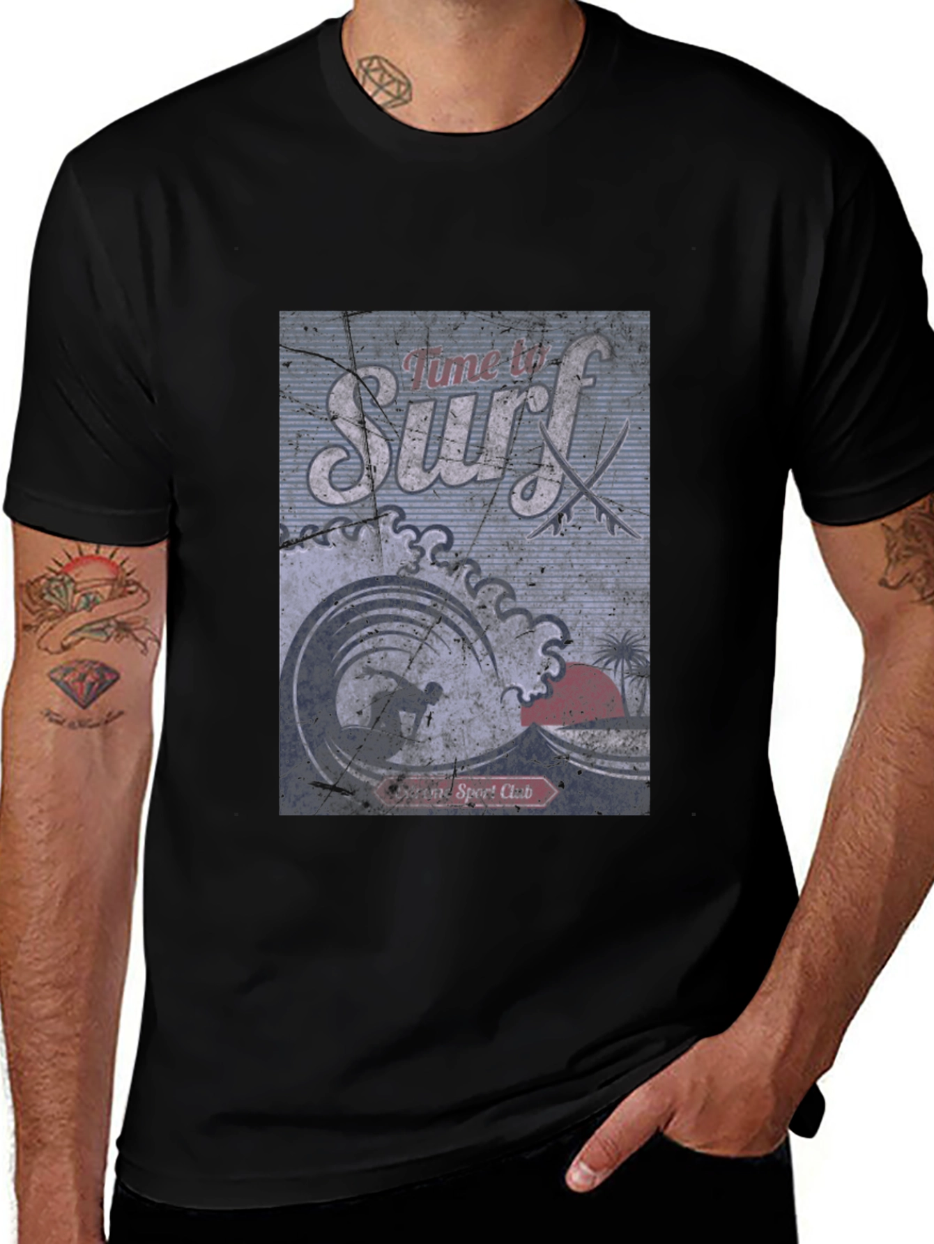 Time to Surf Graphic T-Shirt