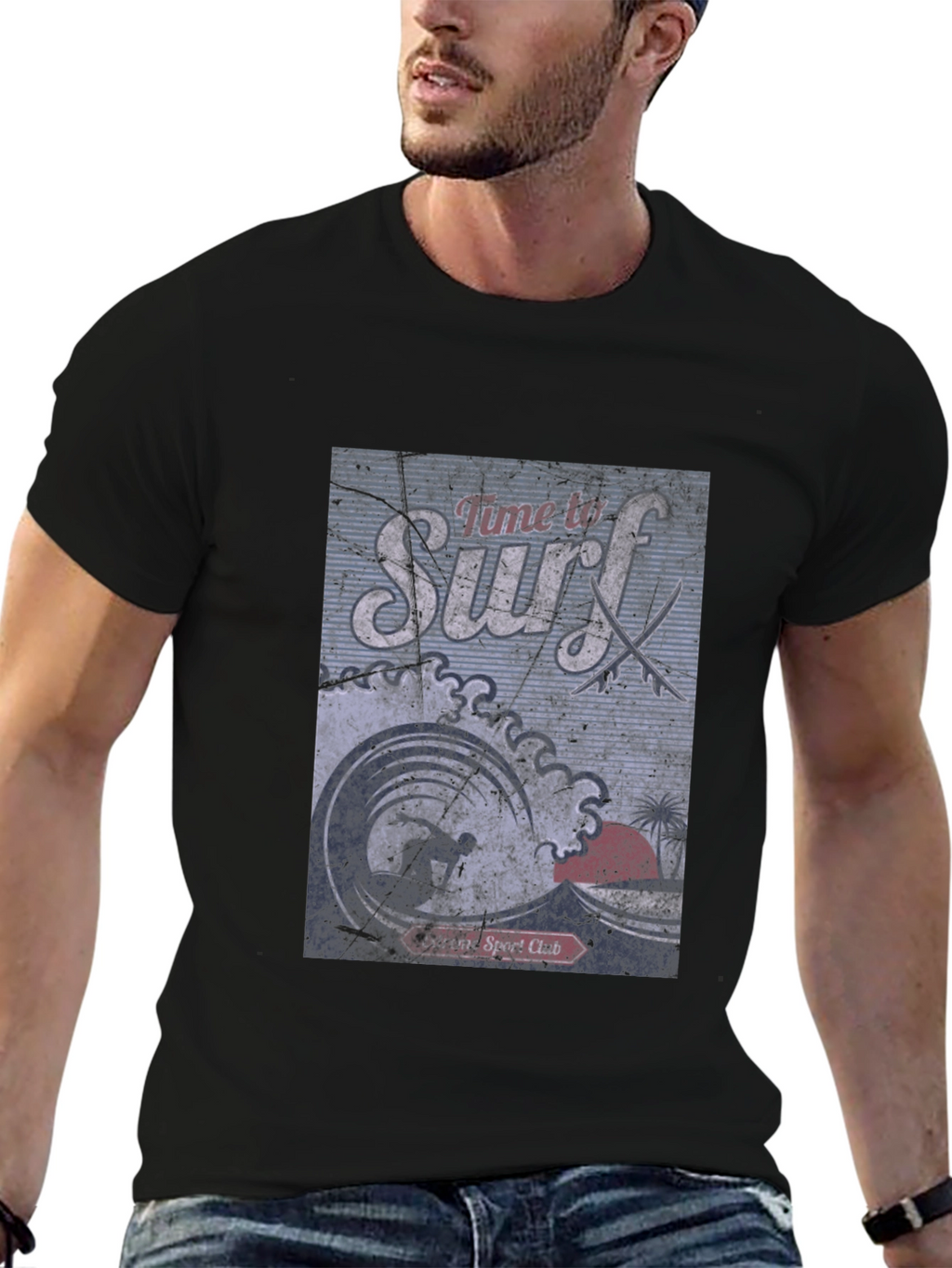 Time to Surf Graphic T-Shirt