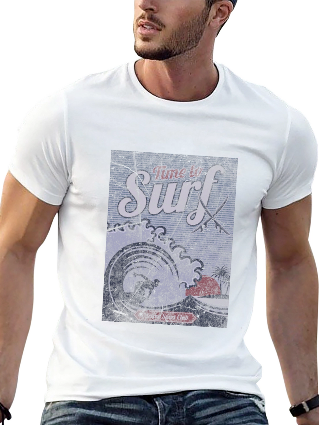 Time to Surf Graphic T-Shirt