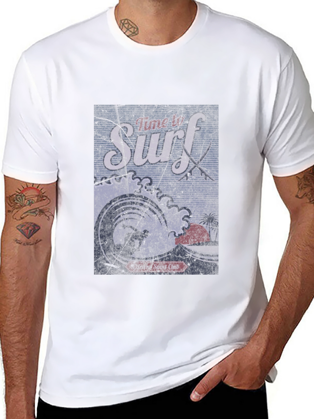 Time to Surf Graphic T-Shirt