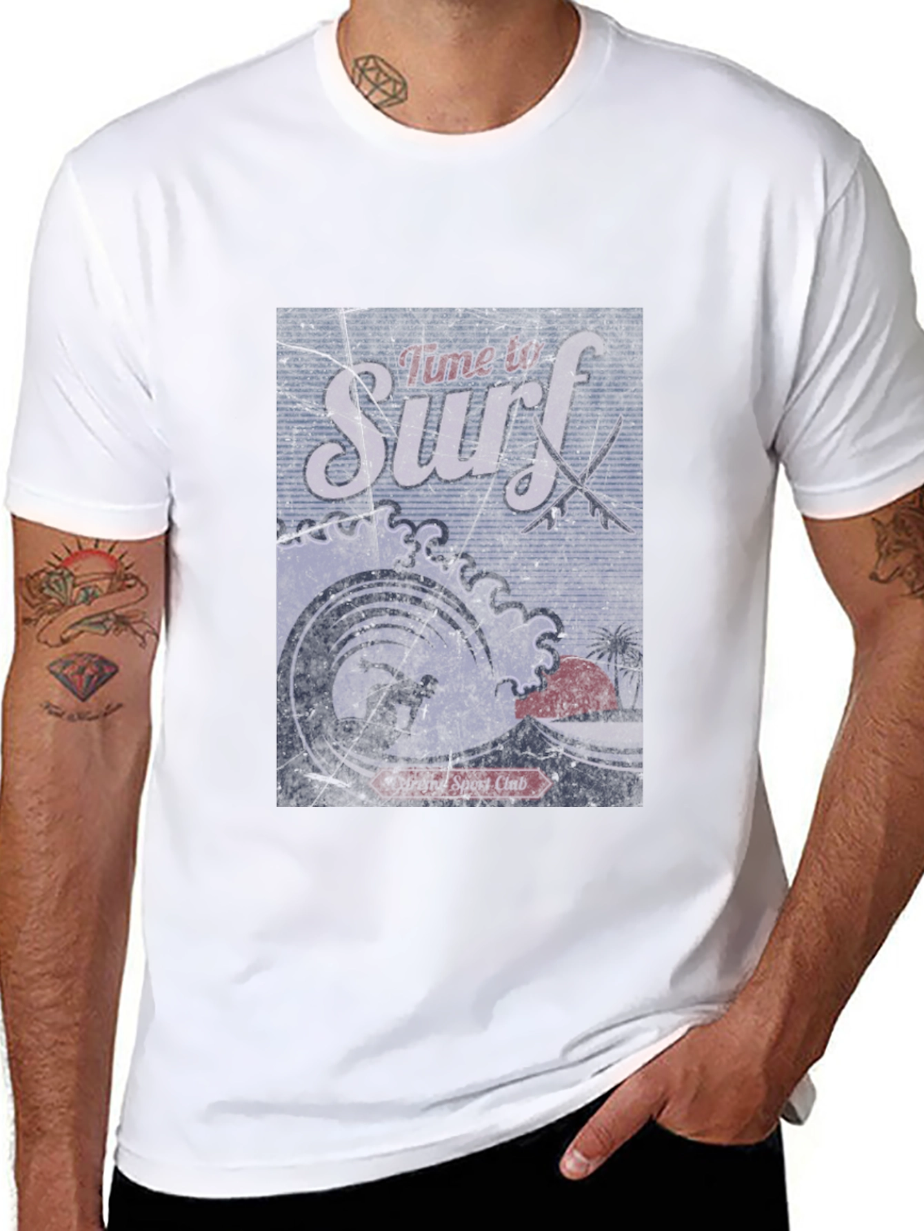 Time to Surf Graphic T-Shirt