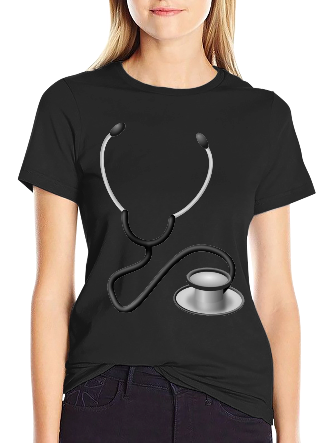 Medical Stethoscope Graphic T-Shirt
