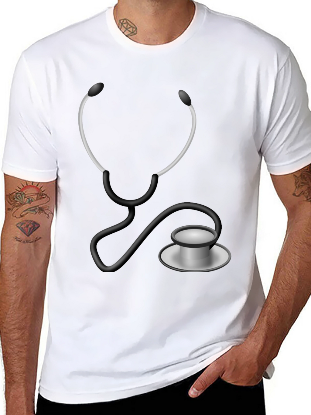 Medical Stethoscope Graphic T-Shirt
