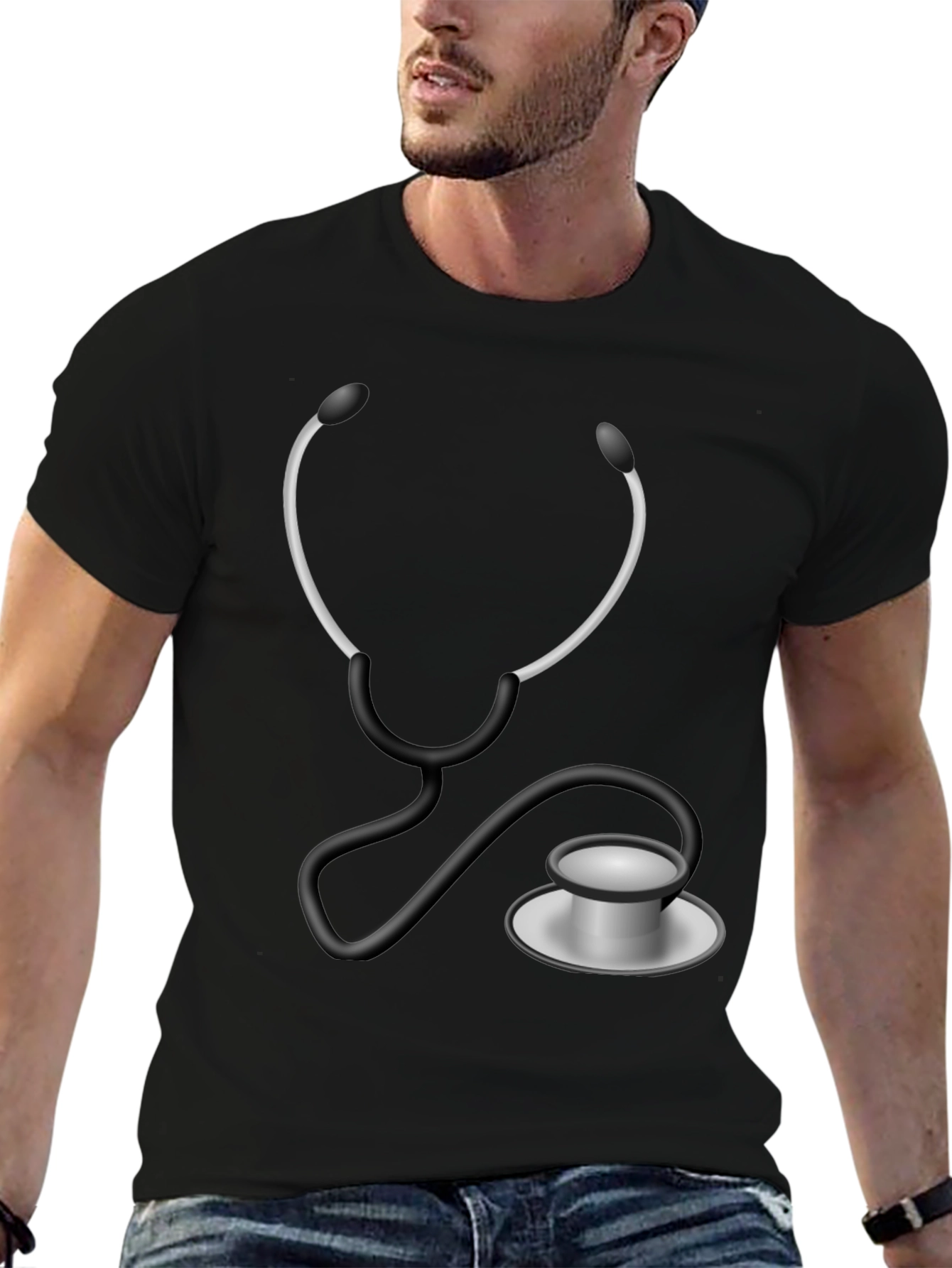 Medical Stethoscope Graphic T-Shirt