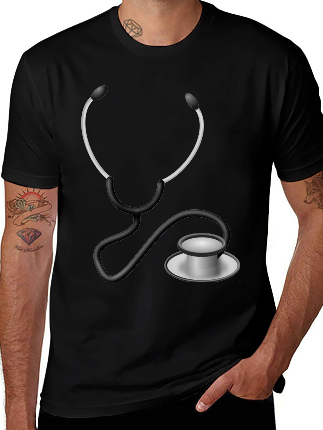 Medical Stethoscope Graphic T-Shirt