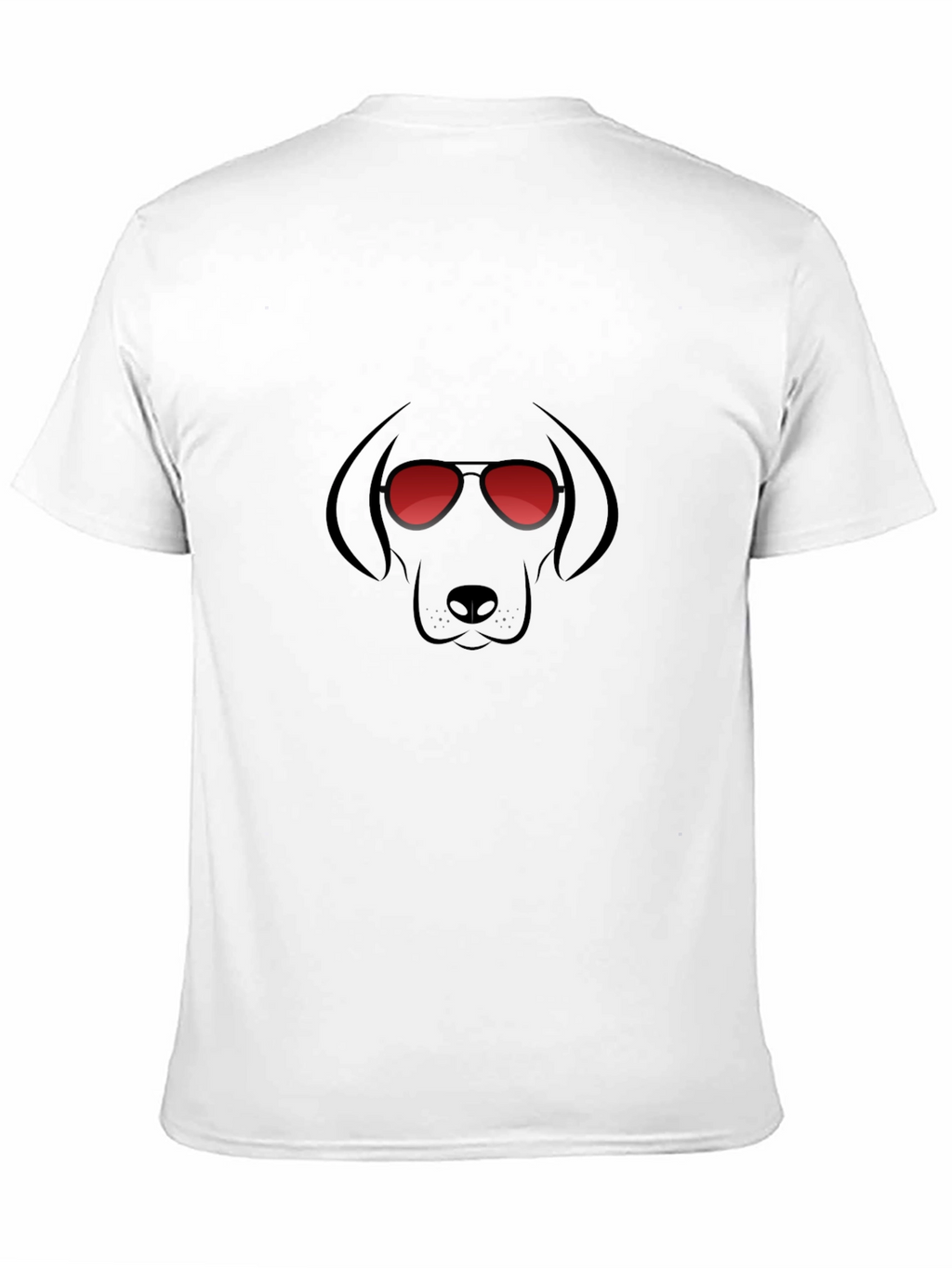 Cool Dog Graphic T-Shirt - Black