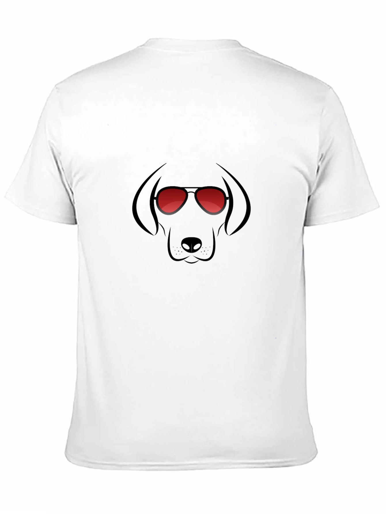 Cool Dog Graphic T-Shirt - Black
