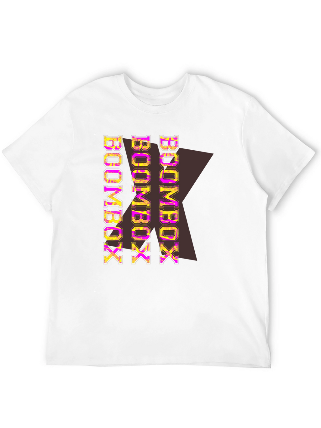 Boombox Graphic Print Black T-Shirt