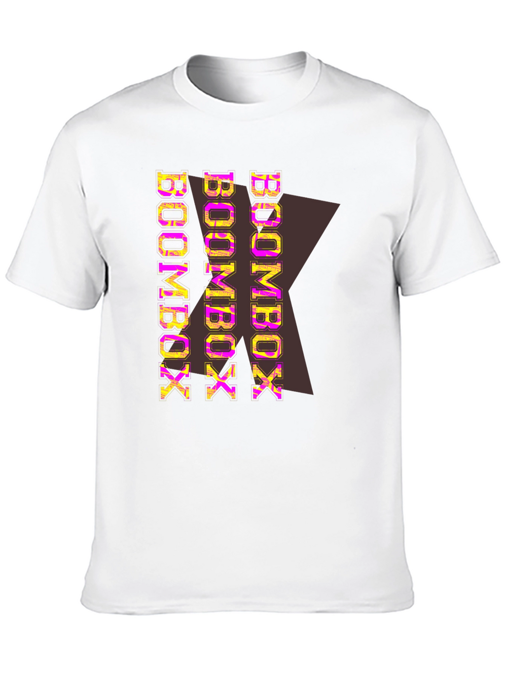 Boombox Graphic Print Black T-Shirt