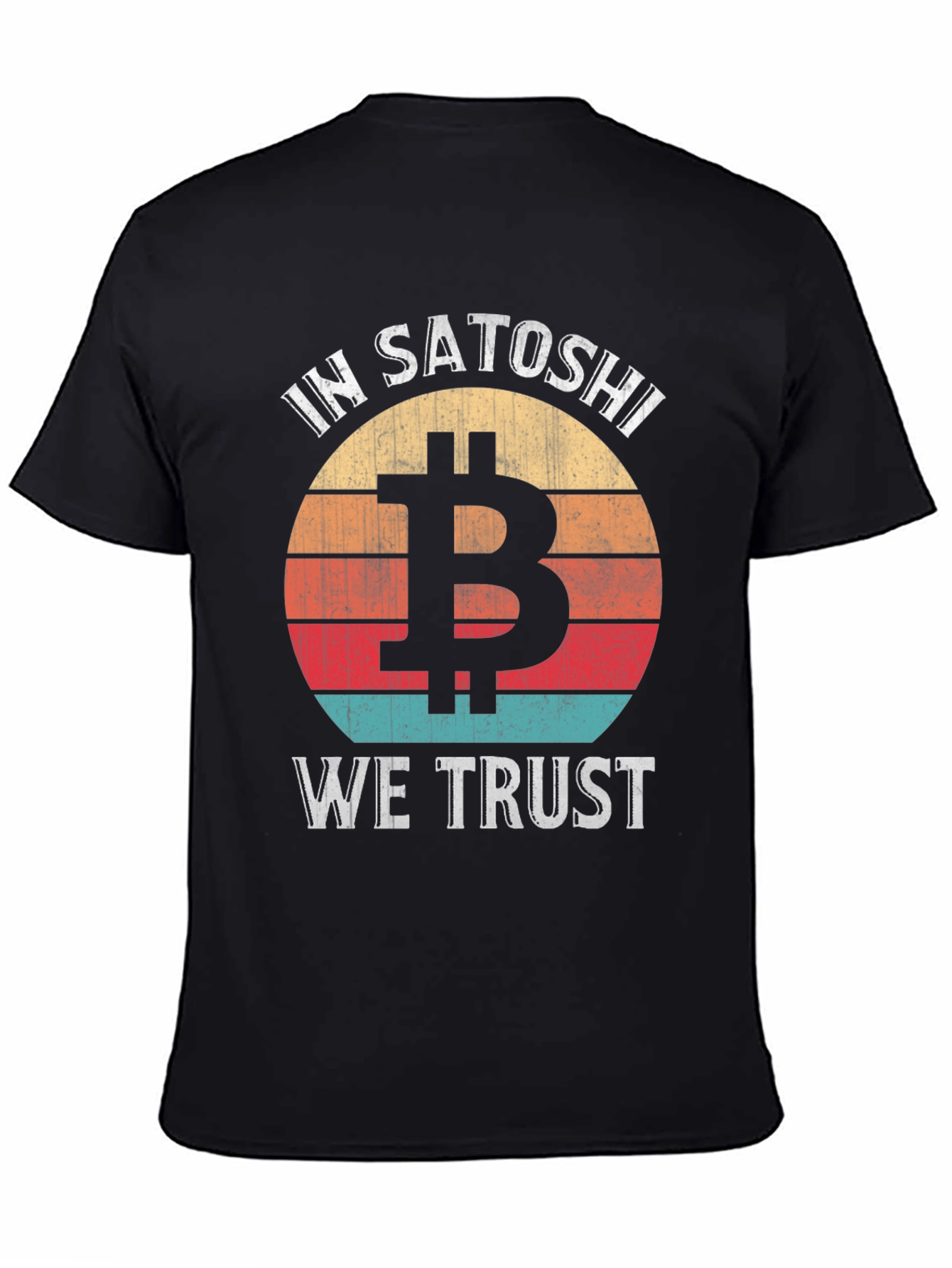 In Satoshi We Trust Bitcoin Graphic Tee