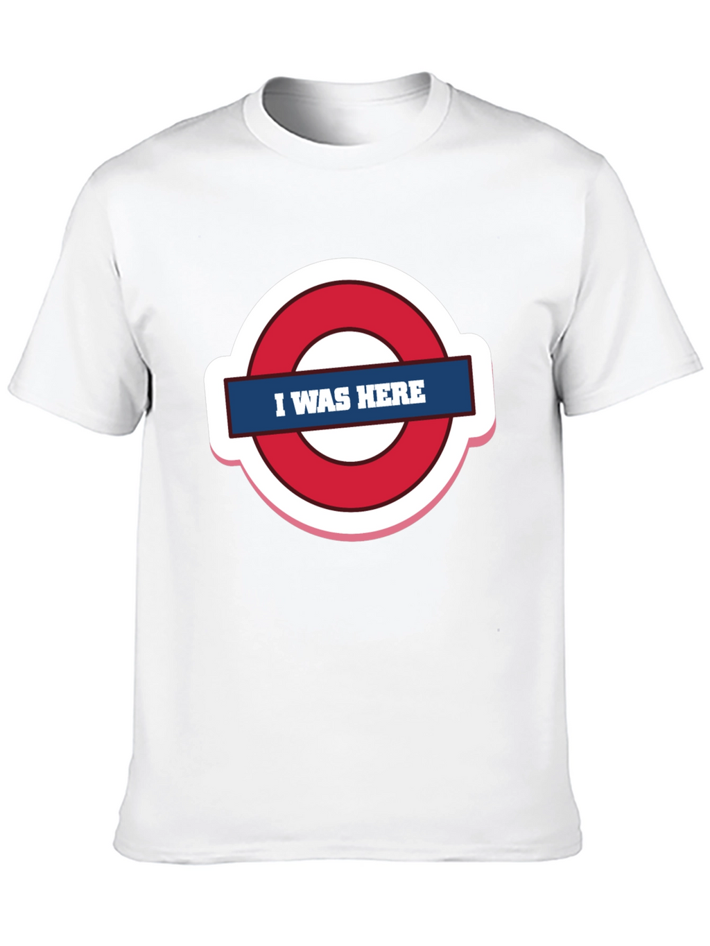 I Was Here Graphic Tee - Trendy Design