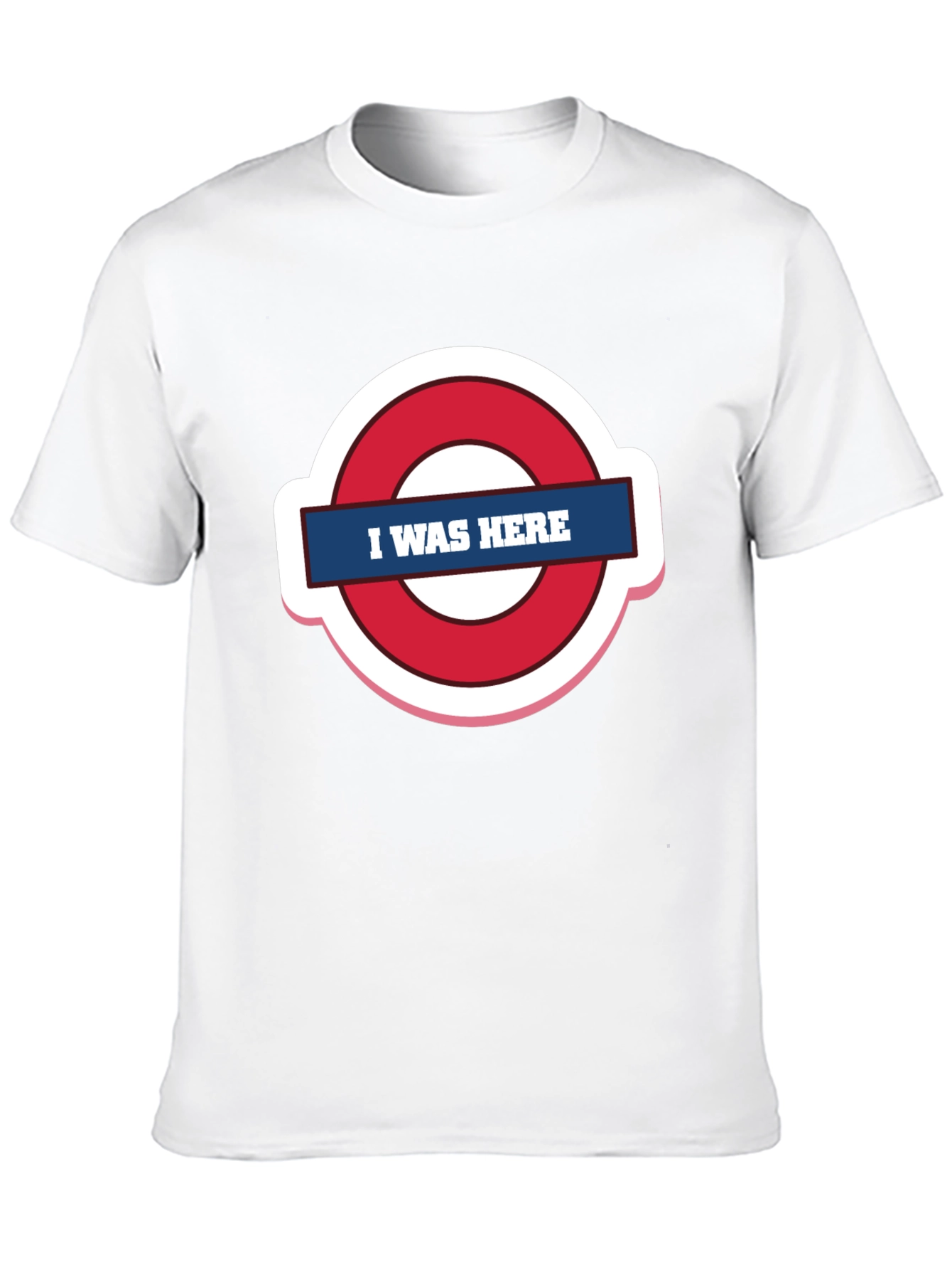 I Was Here Graphic Tee - Trendy Design