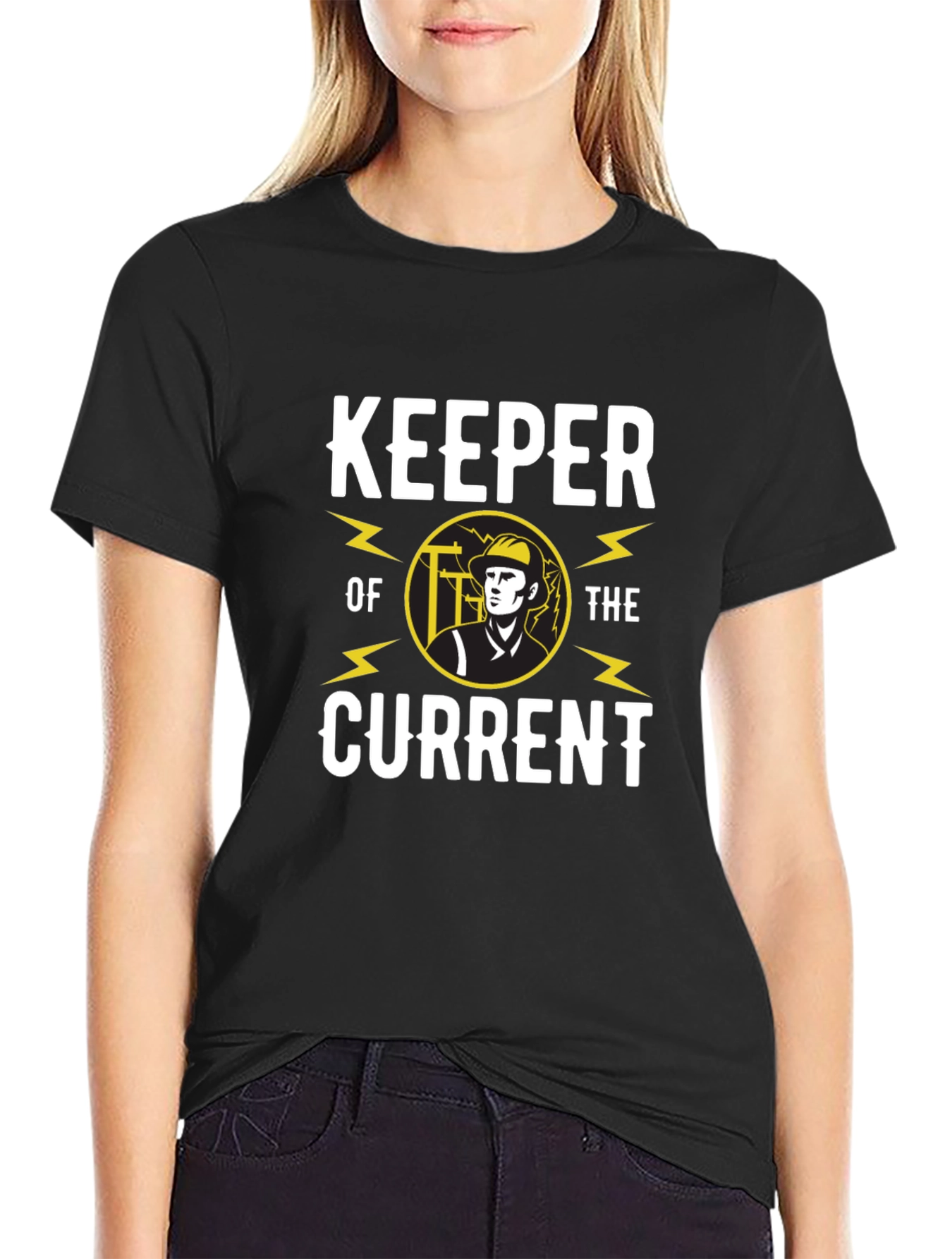 Keeper of the Current Electrician T-Shirt