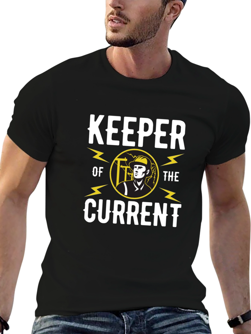 Keeper of the Current Electrician T-Shirt