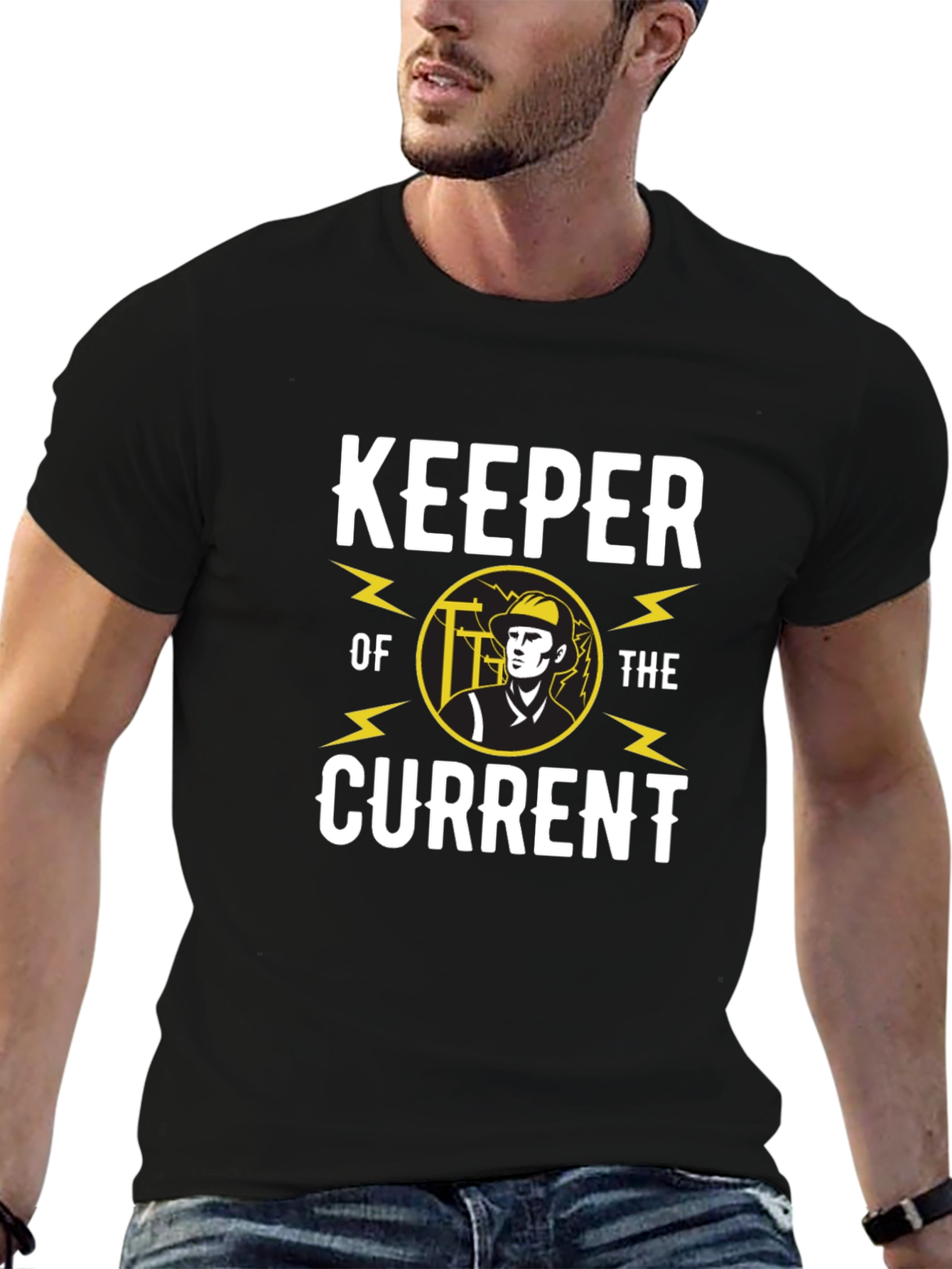 Keeper of the Current Electrician T-Shirt