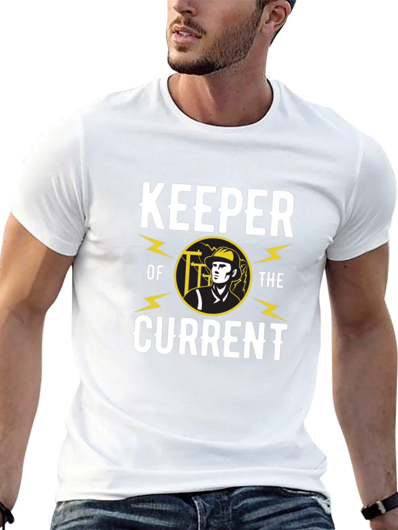 Keeper of the Current Electrician T-Shirt