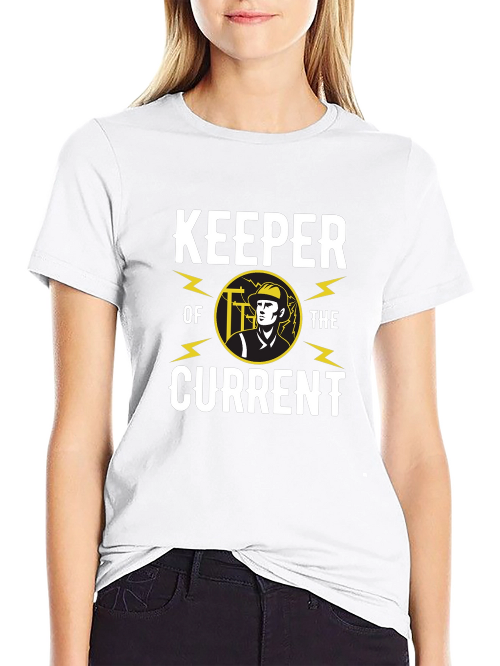 Keeper of the Current Electrician T-Shirt