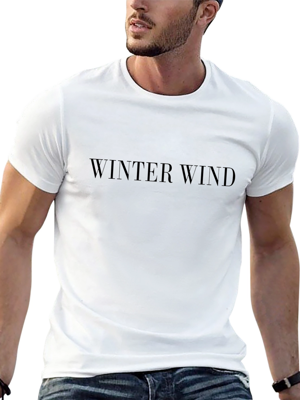 Winter Wind Black T-Shirt Game of Thrones Inspired
