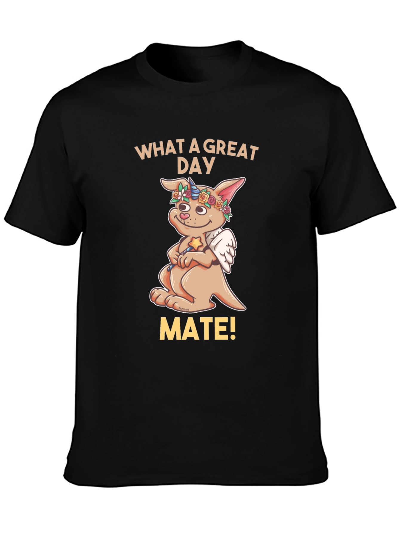 Cute Kangaroo Unicorn Wings T-Shirt