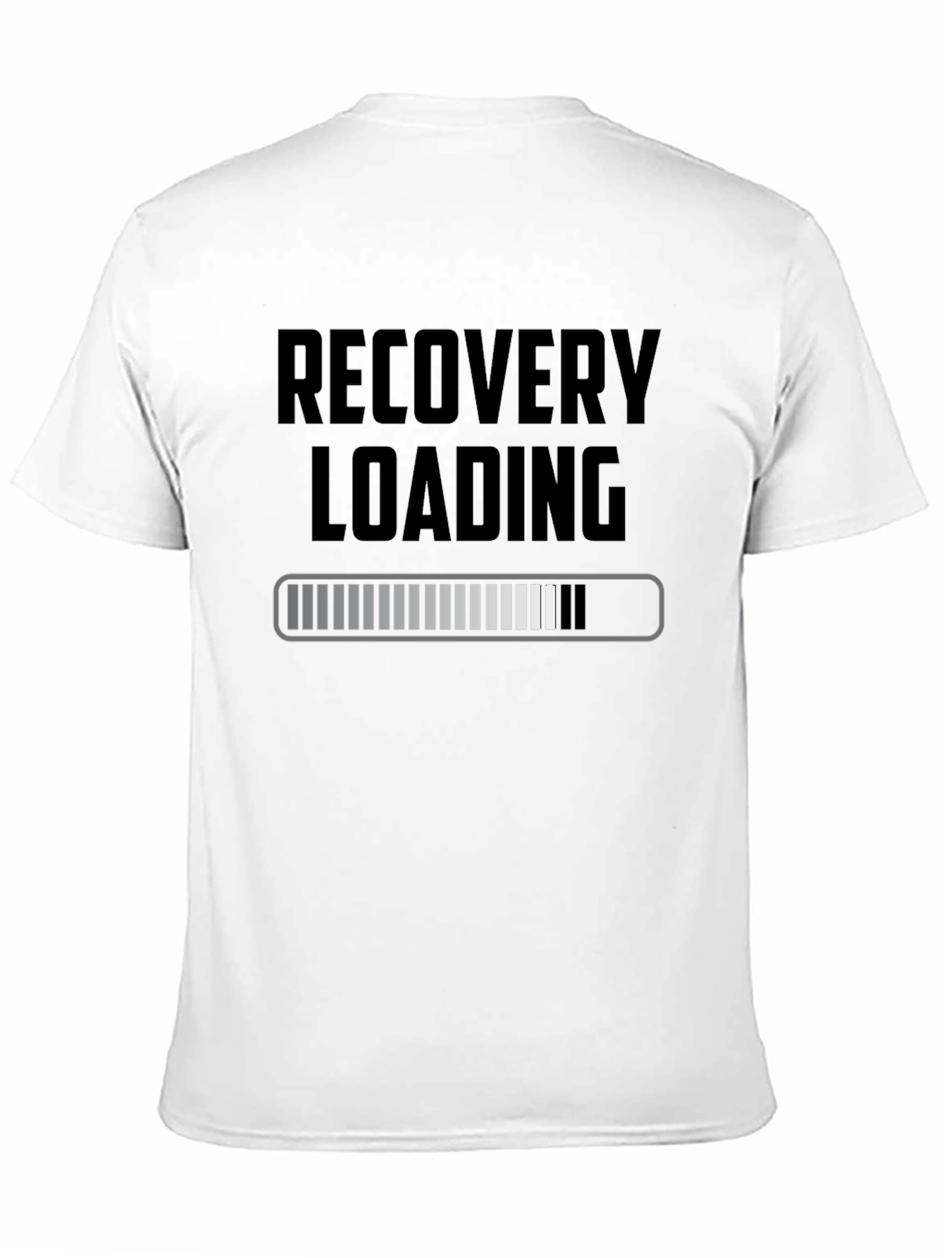 Recovery Loading Graphic Tee - Unisex Black T-Shirt
