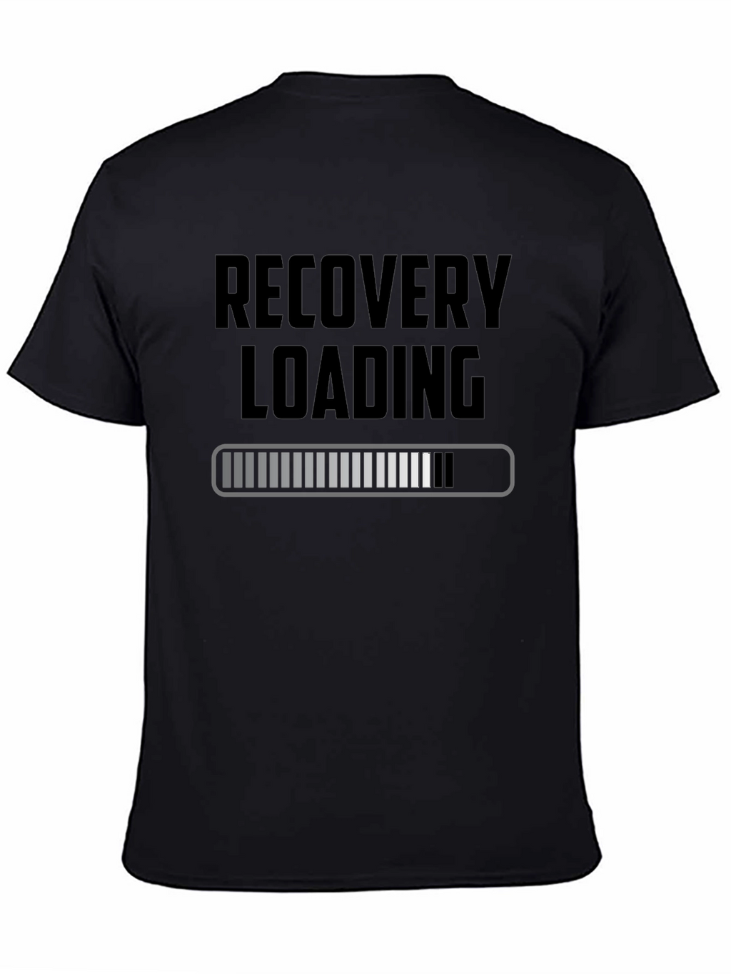 Recovery Loading Graphic Tee - Unisex Black T-Shirt
