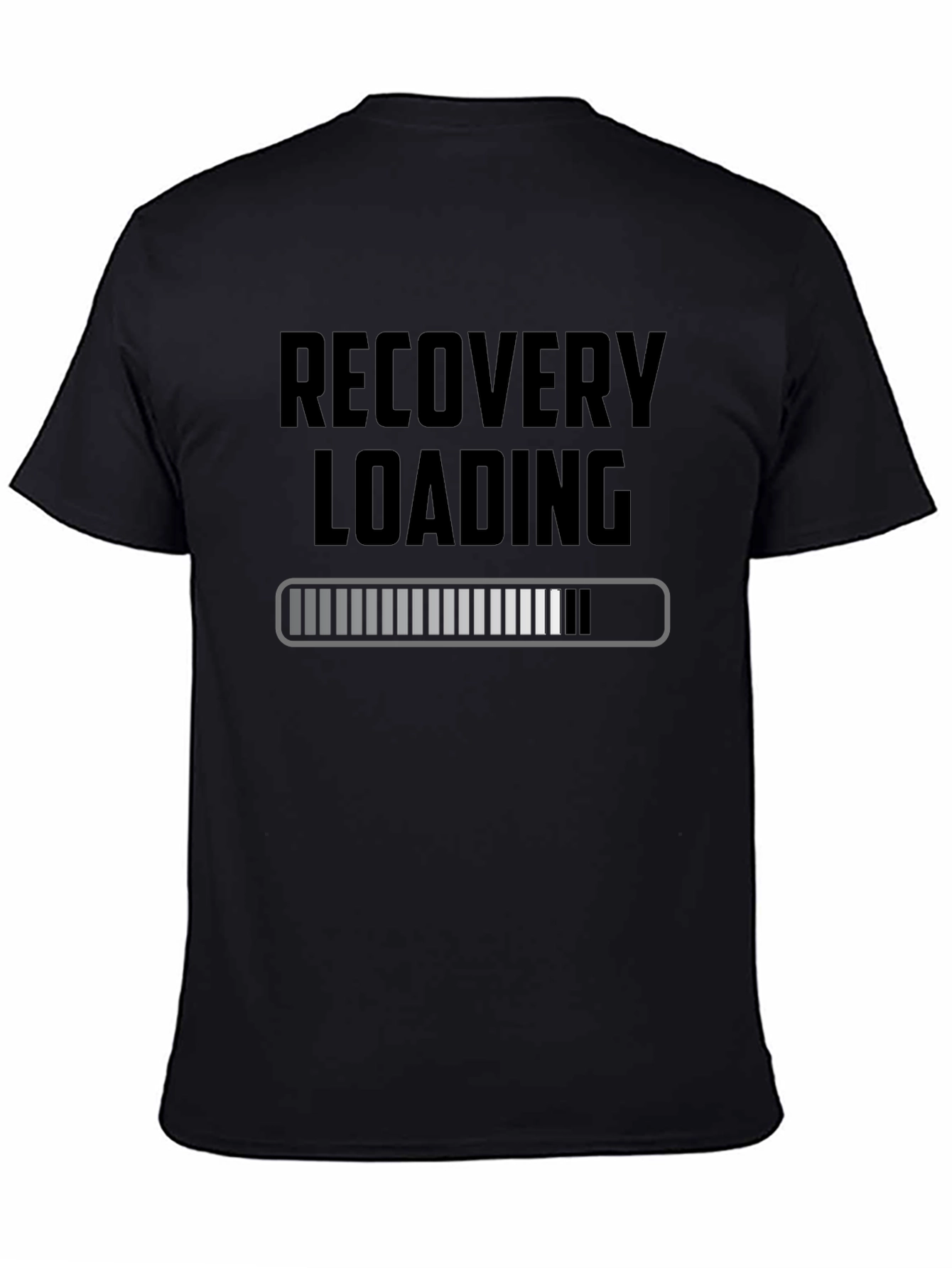 Recovery Loading Graphic Tee - Unisex Black T-Shirt