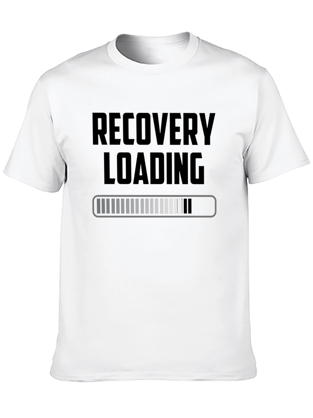 Recovery Loading Graphic Tee - Unisex Black T-Shirt