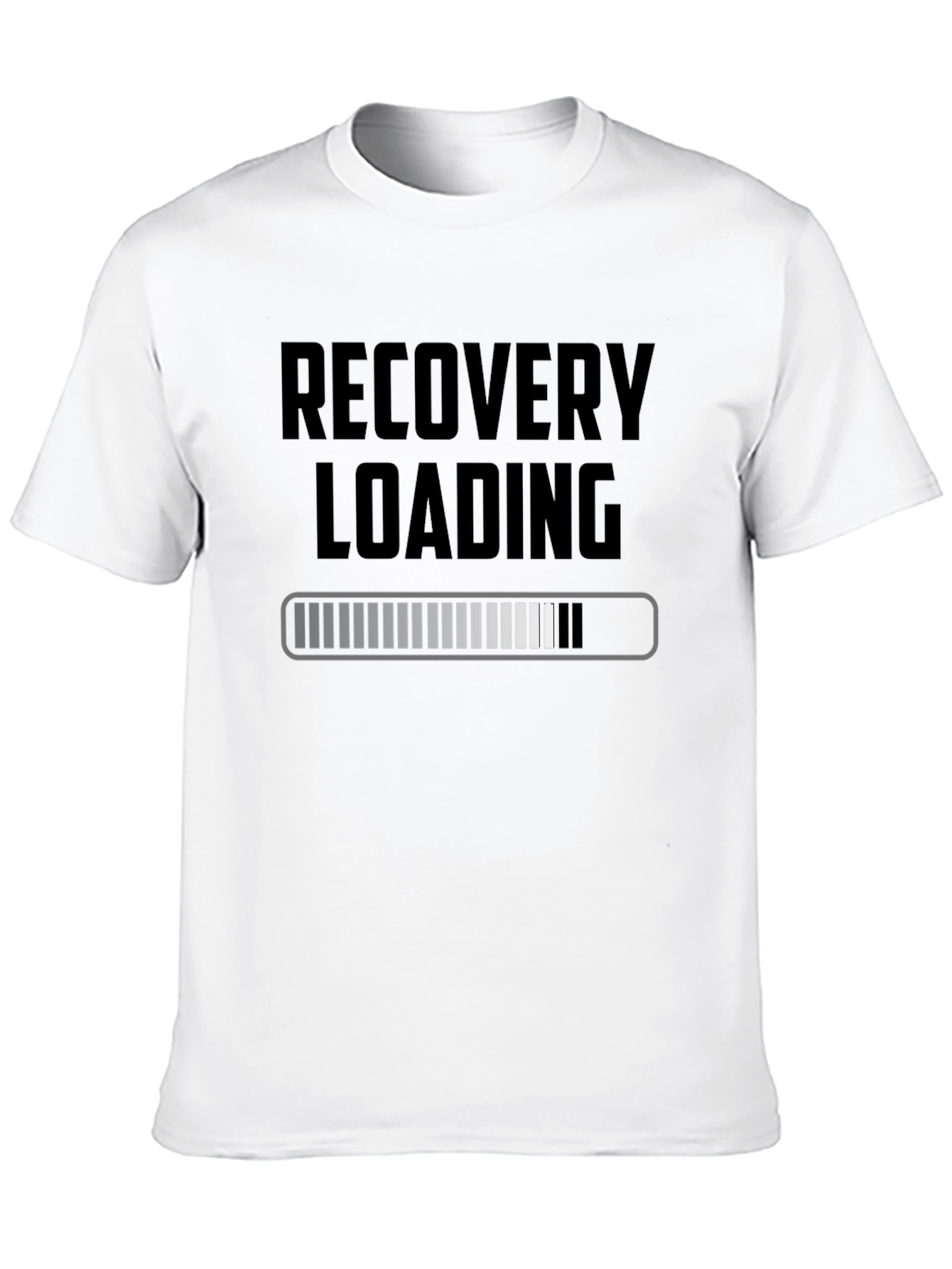 Recovery Loading Graphic Tee - Unisex Black T-Shirt