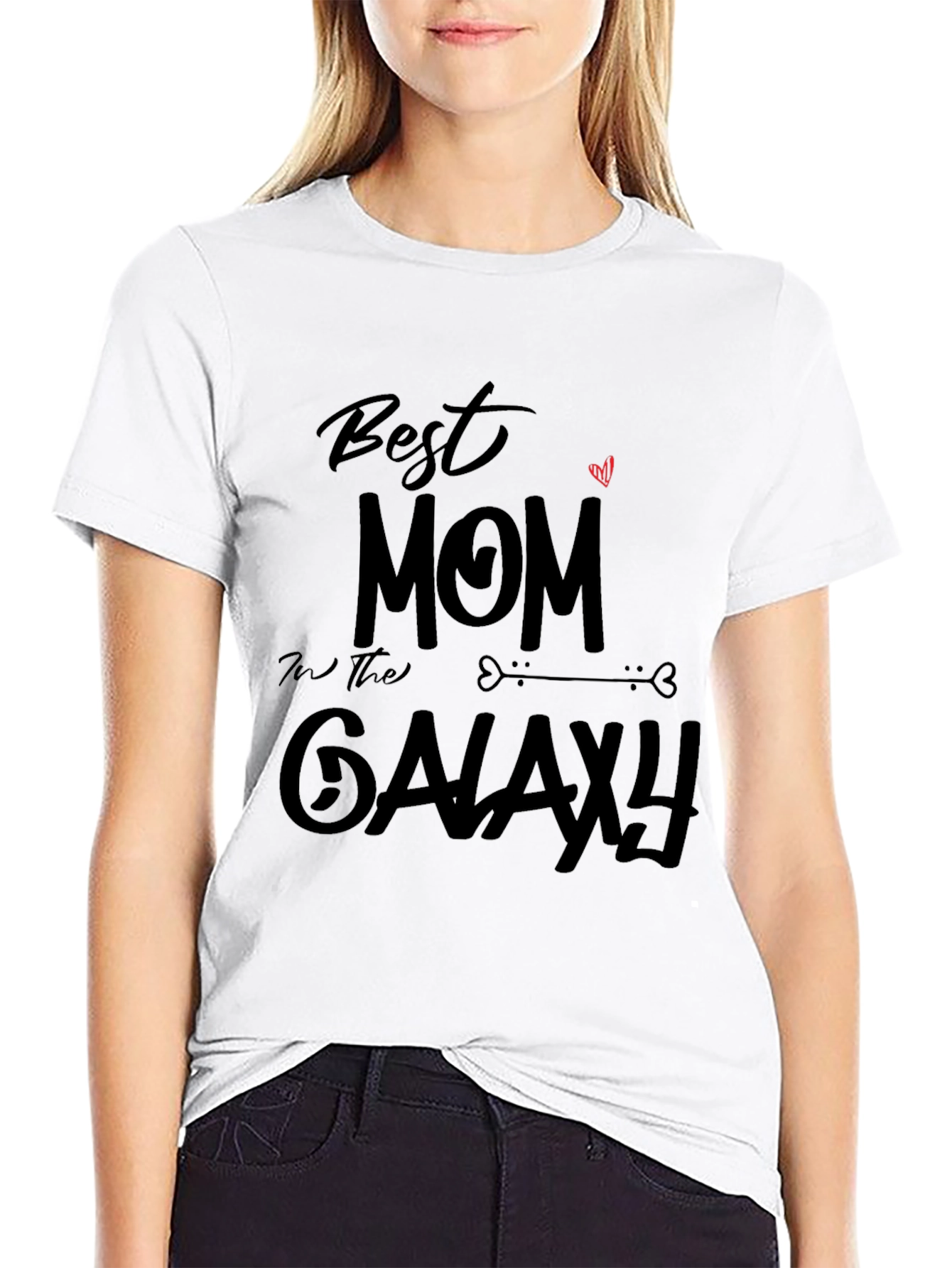 Best Mom In The Galaxy Black T-Shirt