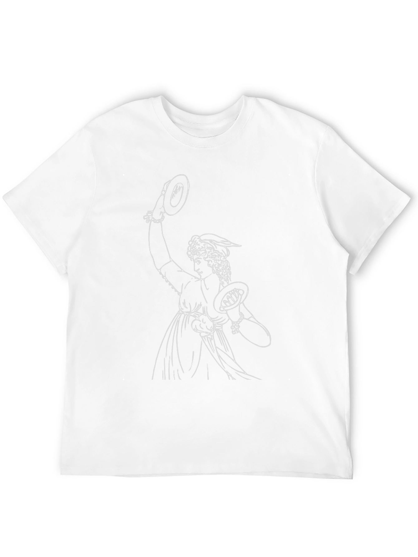 Black T-Shirt with Musician Graphic