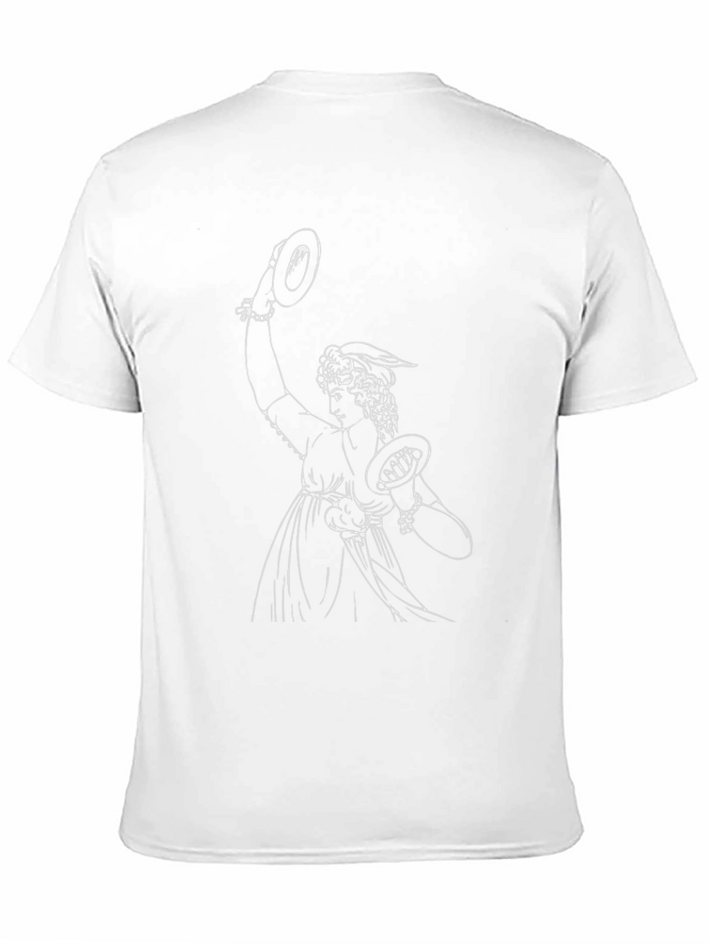 Black T-Shirt with Musician Graphic