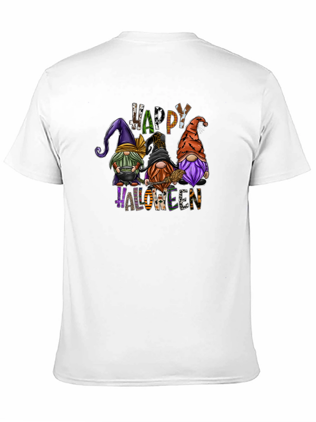 Happy Halloween Gnomes Graphic T-Shirt