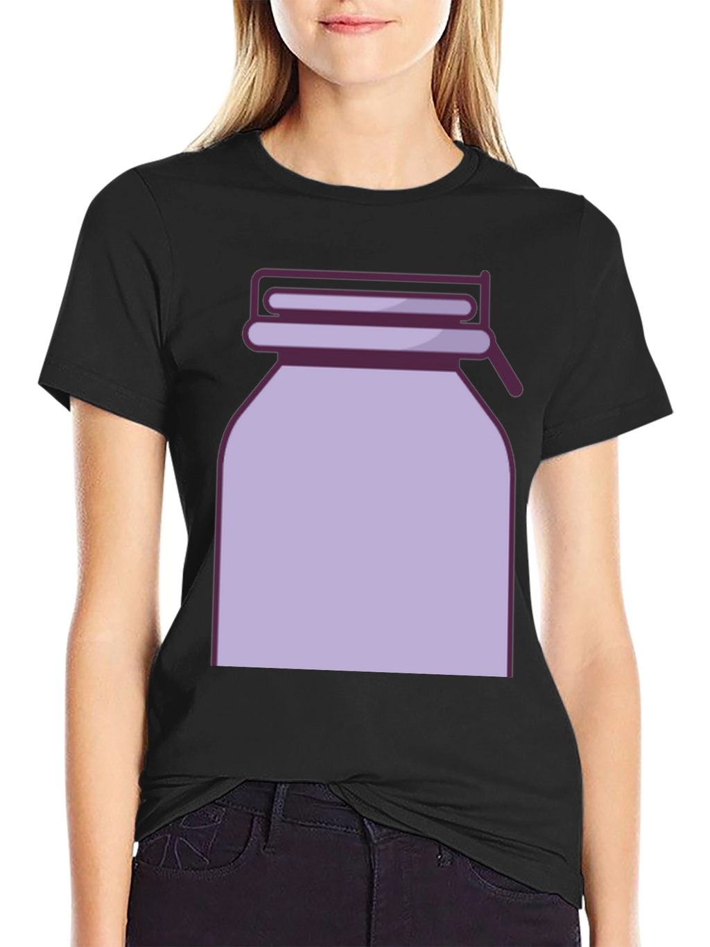 Retro Jar Graphic Tee - Stylish Casual Wear