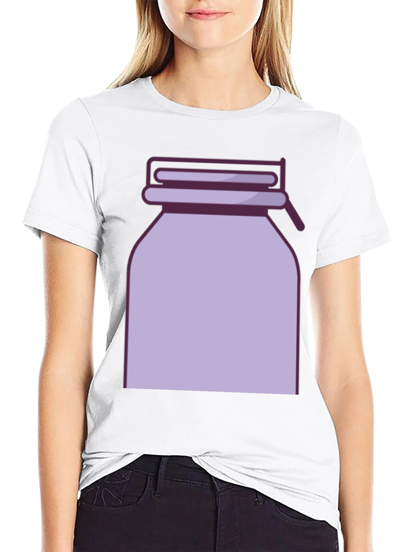 Retro Jar Graphic Tee - Stylish Casual Wear