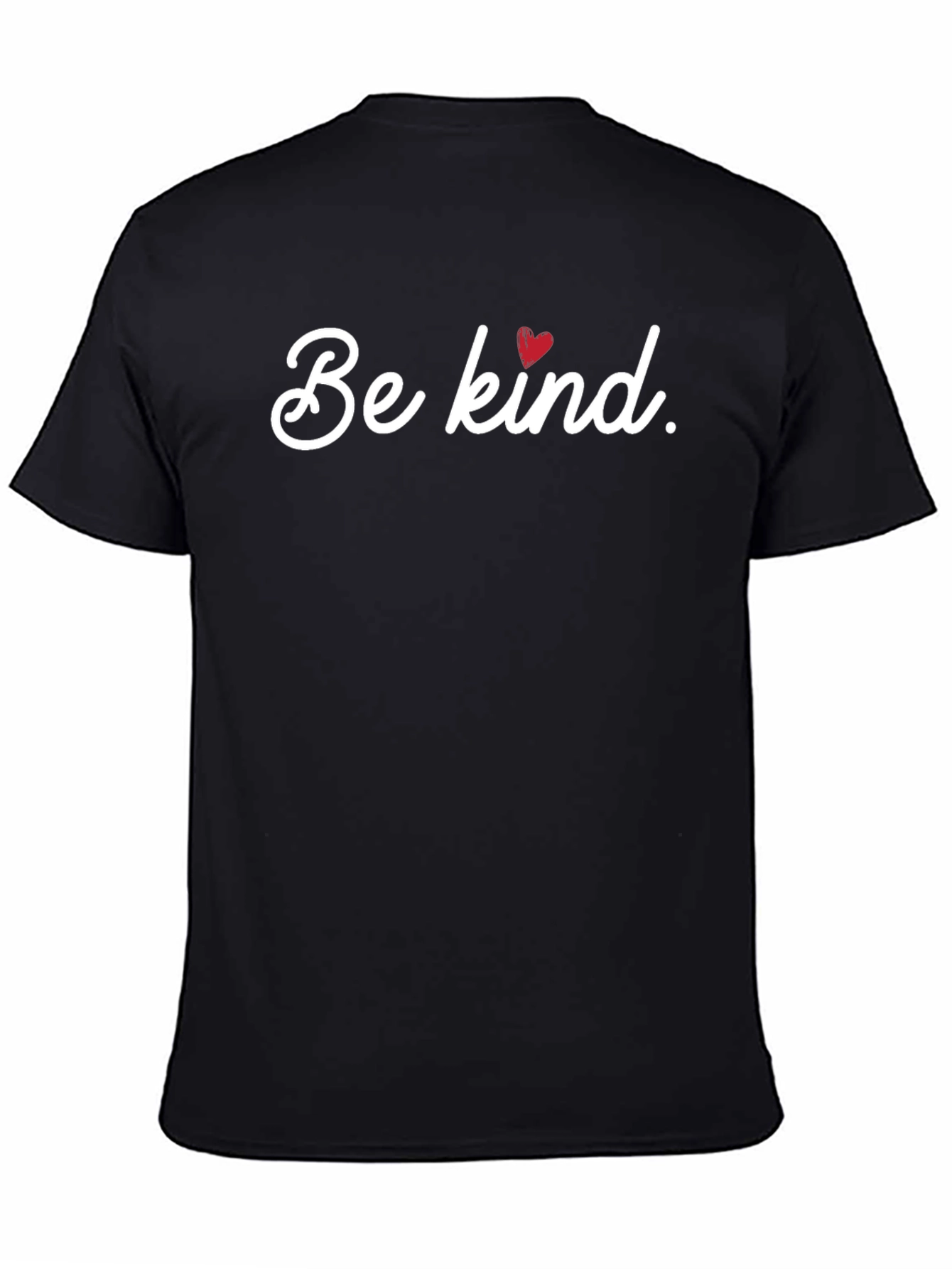 Be Kind Heart Graphic Tee - Mens Black T-Shirt
