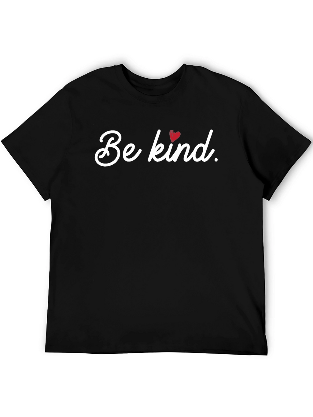 Be Kind Heart Graphic Tee - Mens Black T-Shirt