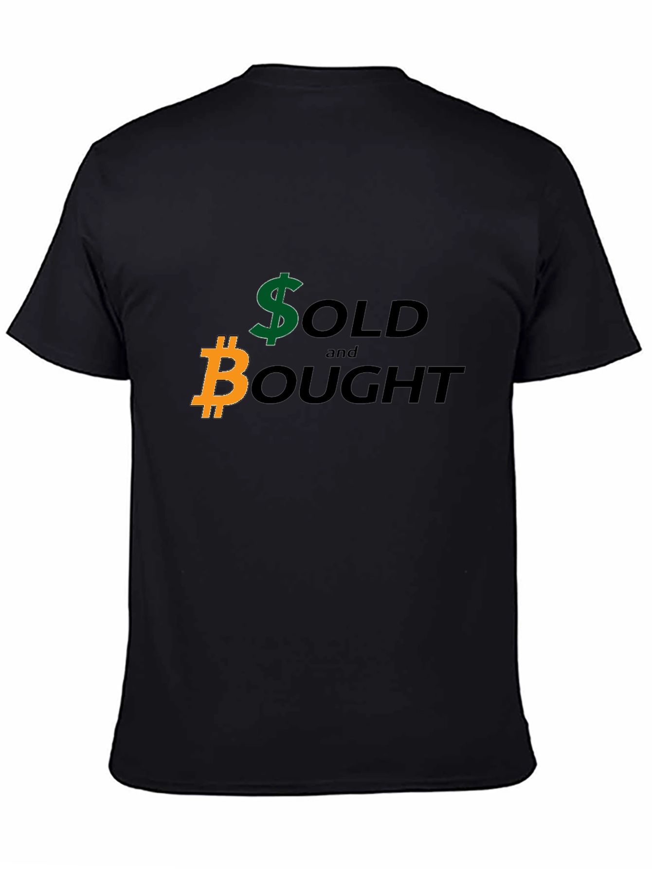 Crypto Trading T-Shirt - Sold and Bought Design