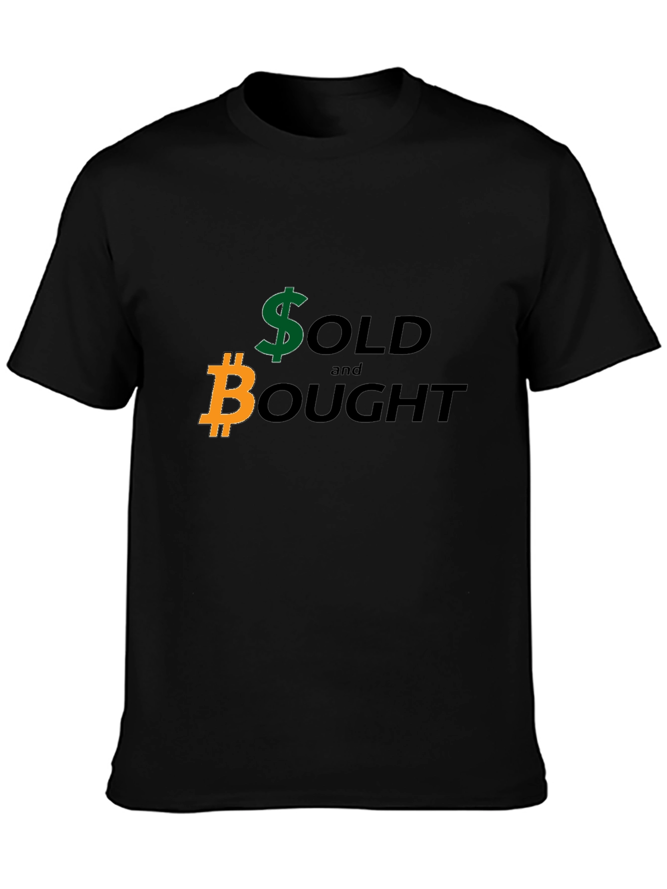 Crypto Trading T-Shirt - Sold and Bought Design