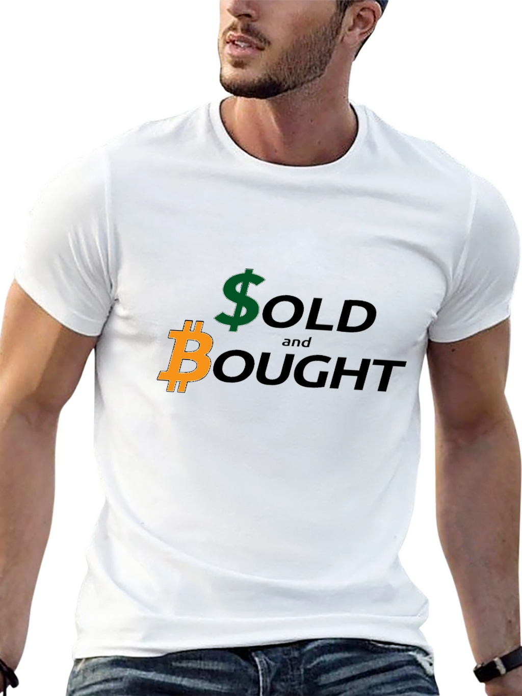 Crypto Trading T-Shirt - Sold and Bought Design