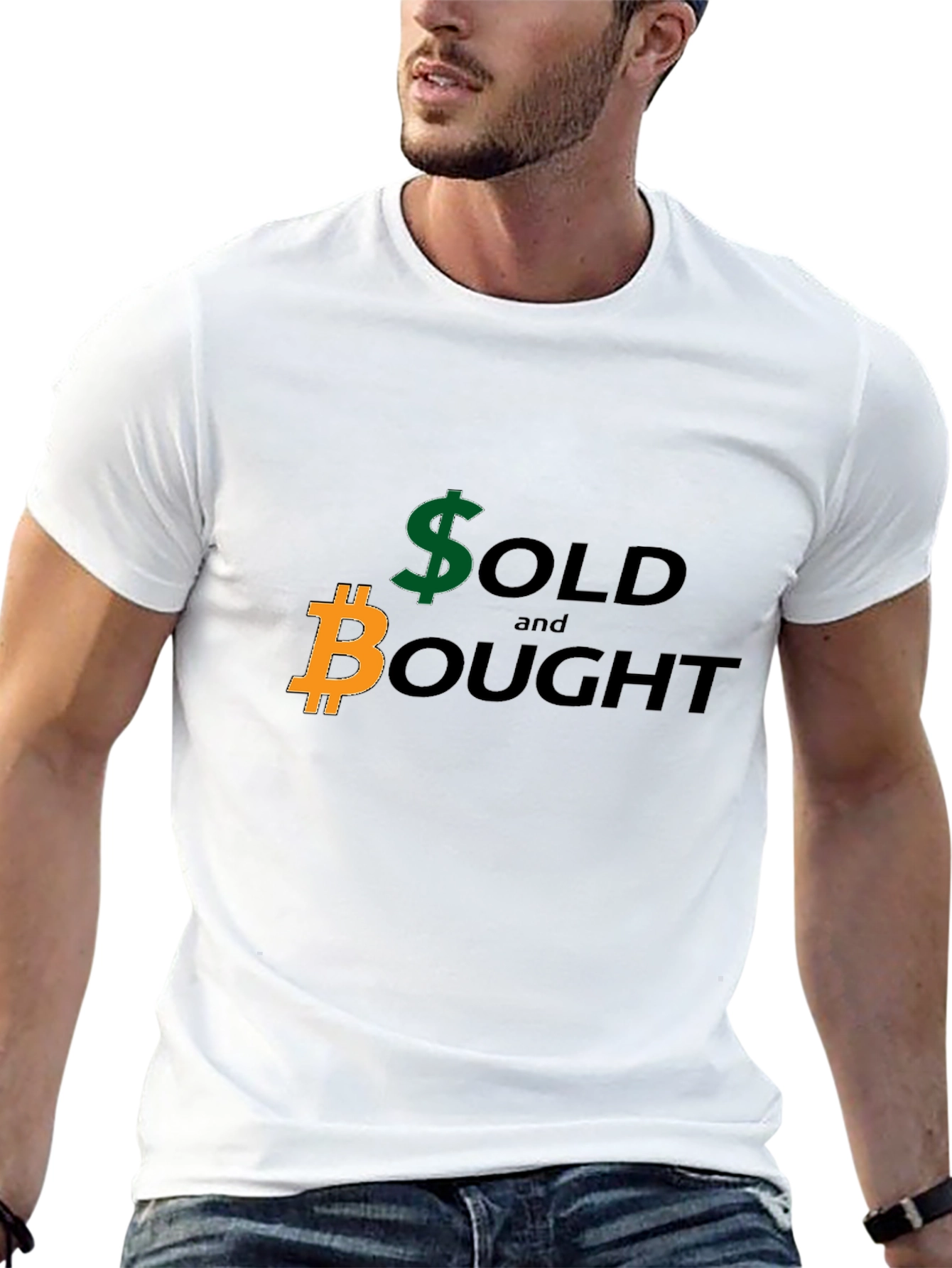 Crypto Trading T-Shirt - Sold and Bought Design