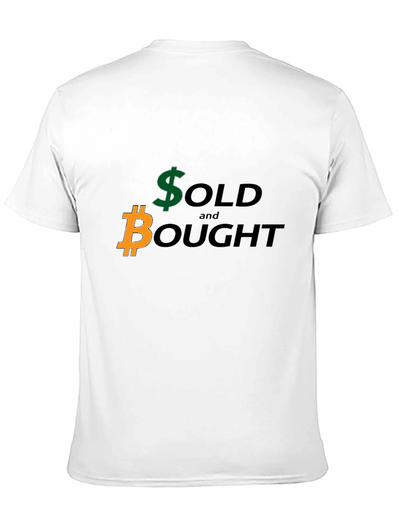 Crypto Trading T-Shirt - Sold and Bought Design