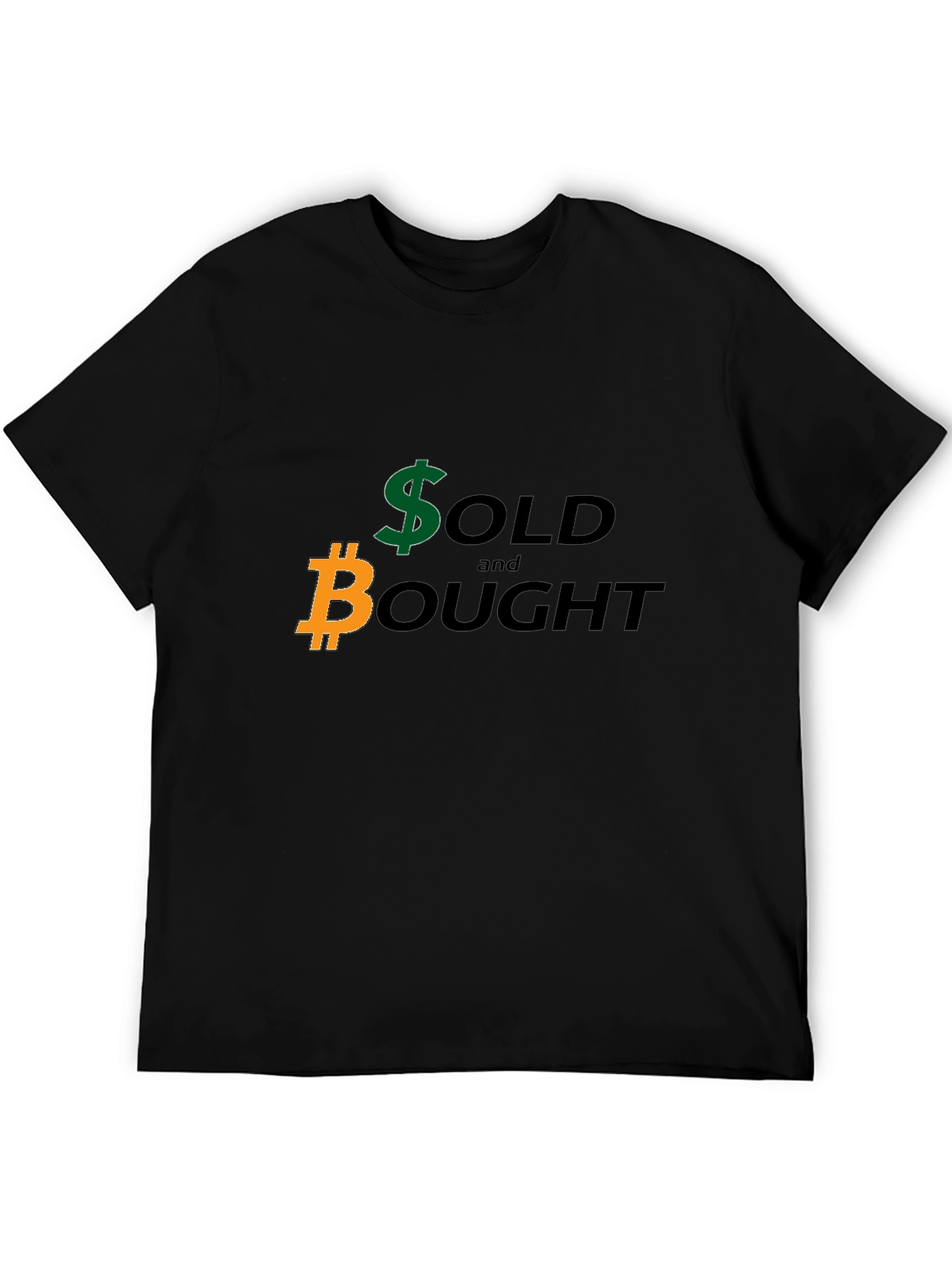 Crypto Trading T-Shirt - Sold and Bought Design